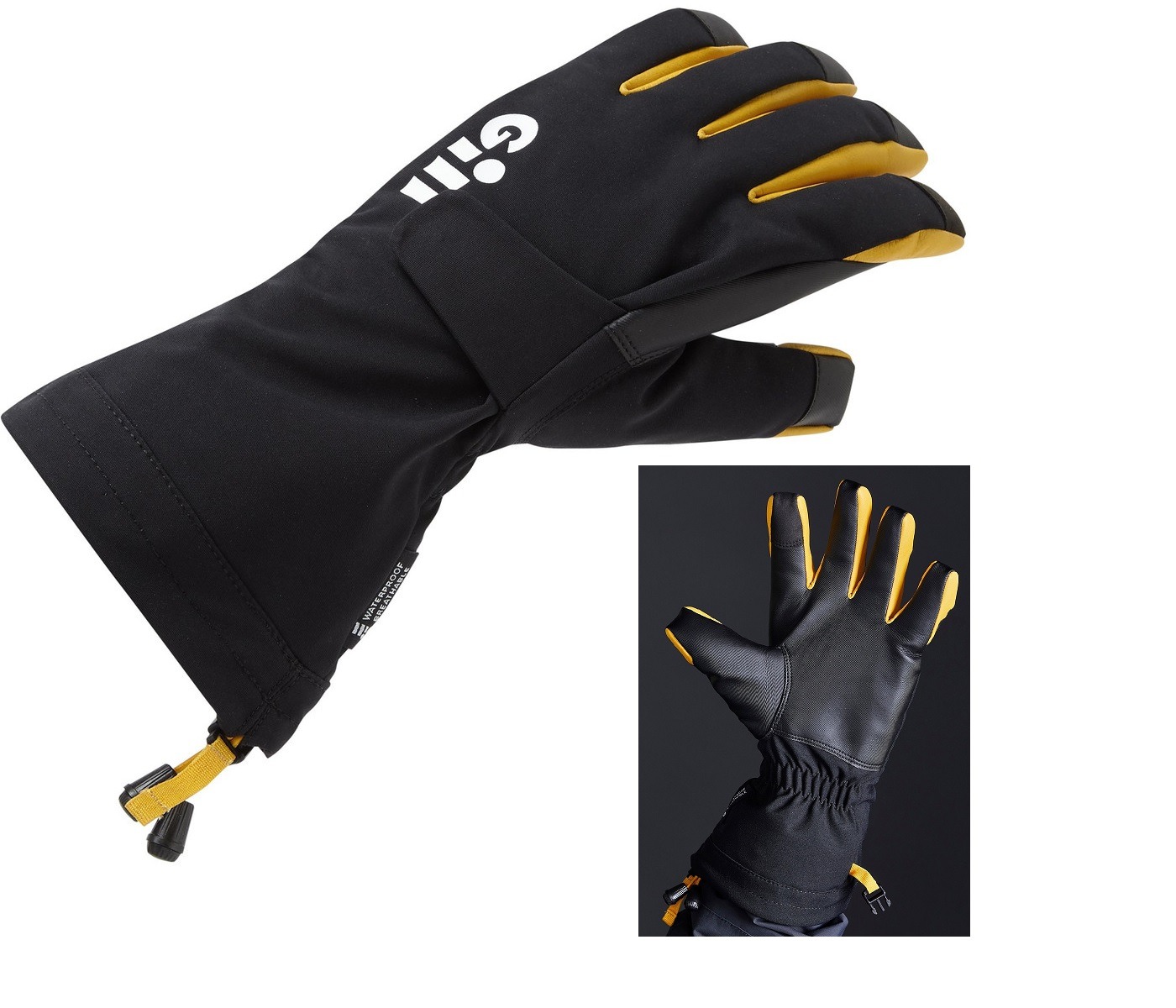 Helmsman Waterproof Insulated Gloves - size: Medium, color: Raven, size: X-Large, color: Raven